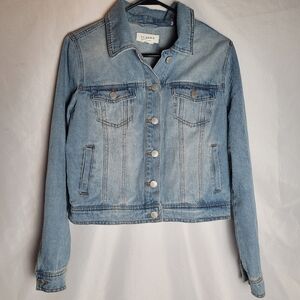 Women's Medium Wash Denim Jacket Ci Sono Denim Collection Size Medium